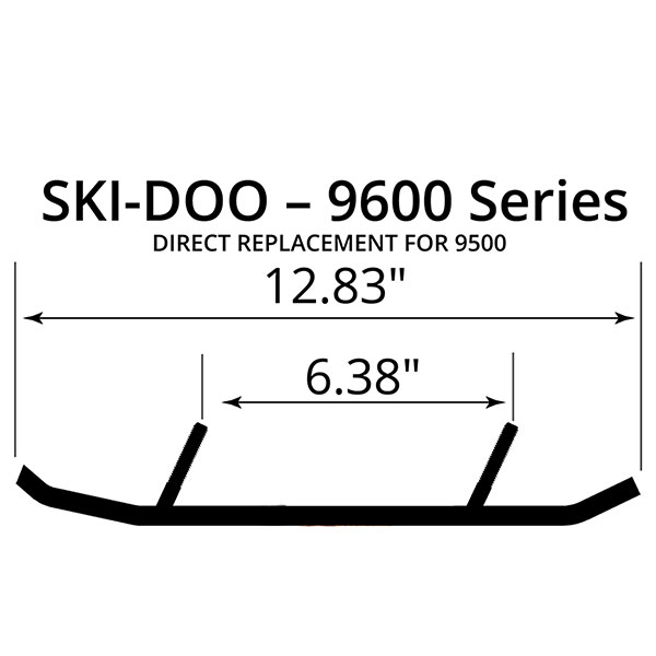 SPX TWIN TRACK CARBIDE 6" SKI-DOO (112-8513)