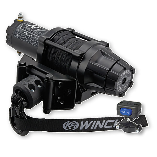 KFI ASSAULT SERIES WINCH 2500LBS SYNTHETIC CABLE (33-08725)