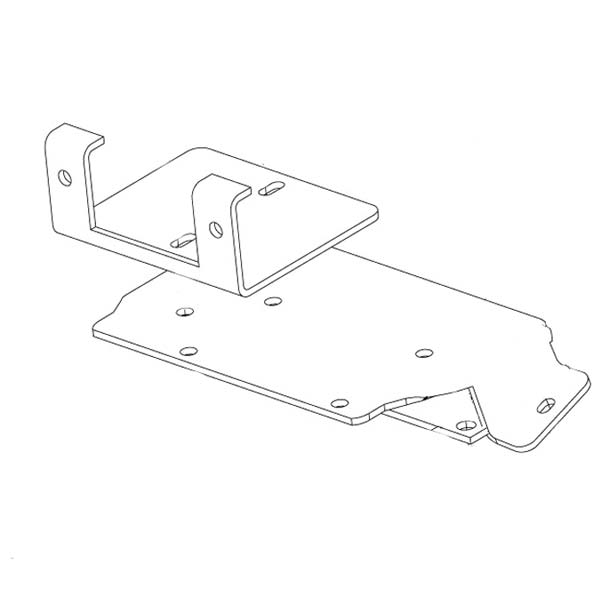 CYCLE COUNTRY WINCH MOUNT POLARIS (33-41118)