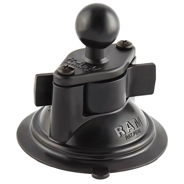 RAM MOUNTS TWIST-LOCK SUCTION CUP BASE WITH BALL (34-08021)