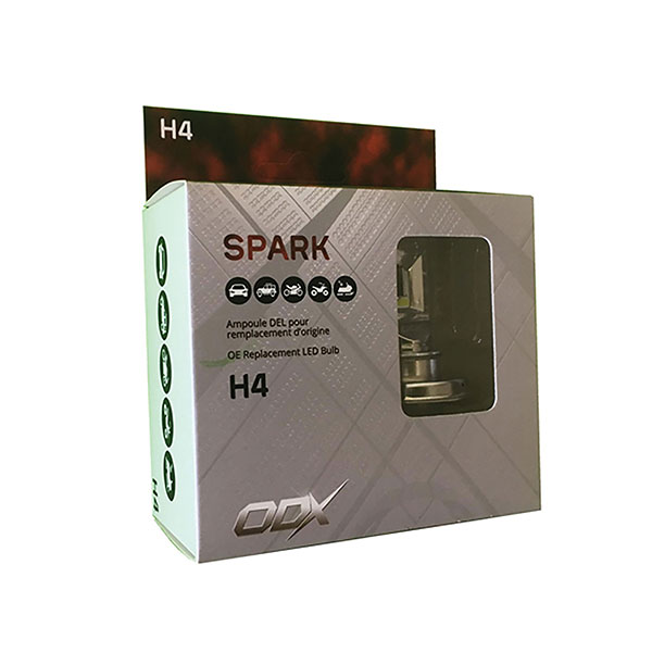 ODX SPARK LED BULB 2PK H4 (860-5030)