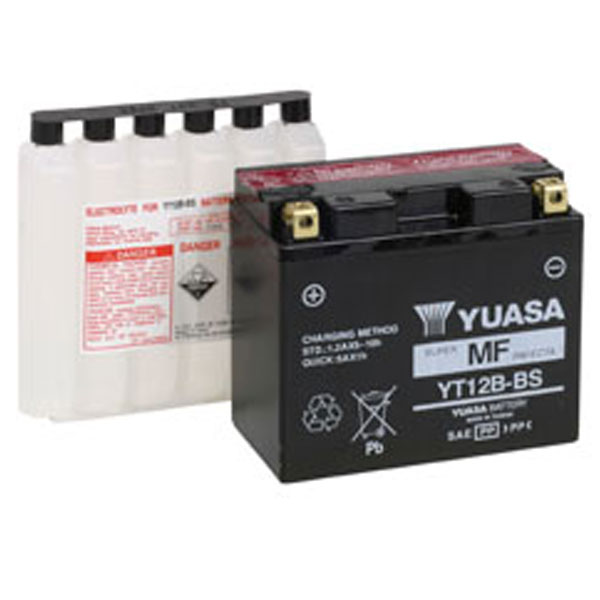 YUASA AGM Battery YT12B-BS (880-7032)