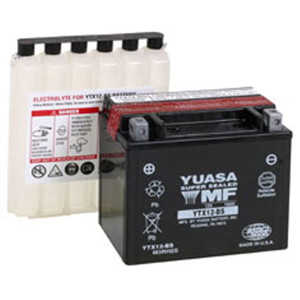 YUASA AGM Battery YTX12-BS (880-7033)