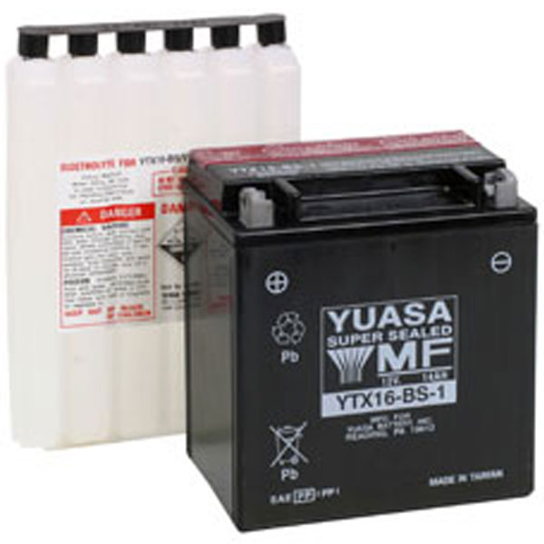 YUASA AGM Battery YTX16-BS-1 (880-7038)