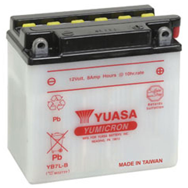YUASA Yumicron High Performance Battery YB7L-B (880-7051)