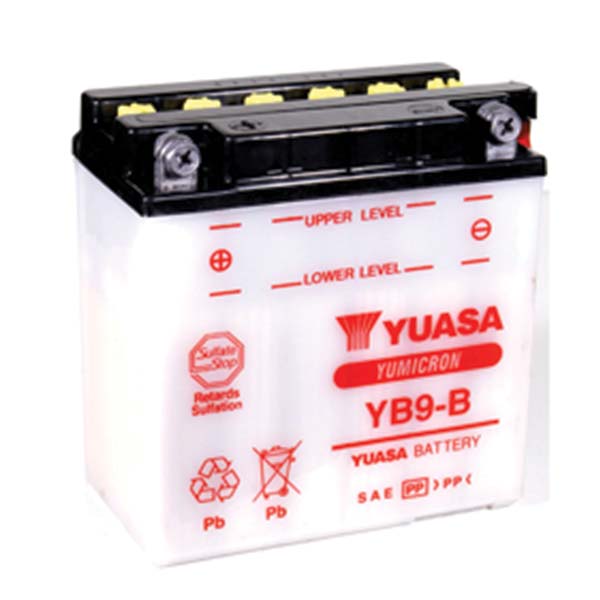 YUASA Yumicron High Performance Battery YB9-B (880-7054)