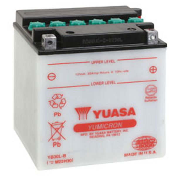 YUASA Yumicron High Performance Battery YB30L-B (880-7095)