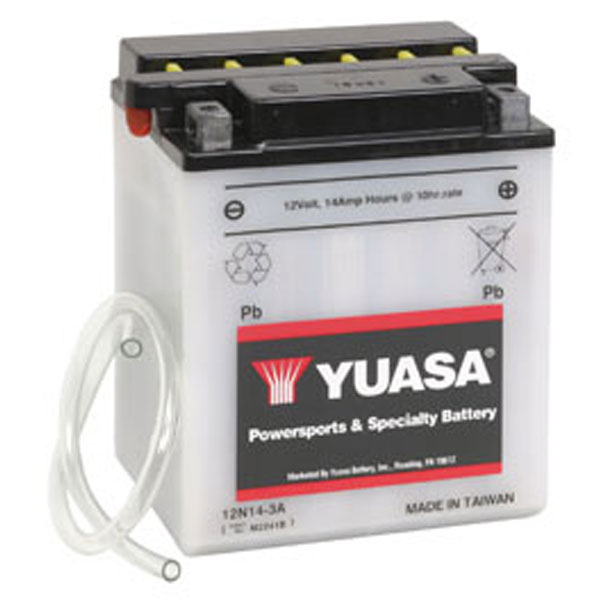 YUASA Conventional Battery 12N14-3A (880-7117)