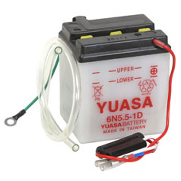 YUASA Conventional Battery 6N5.5-1D (880-7136)