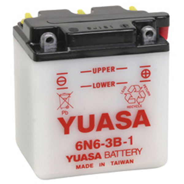 YUASA Conventional Battery 6N6-3B-1 (880-7140)