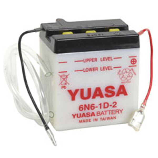 YUASA Conventional Battery 6N6-1D-2 (880-7141)