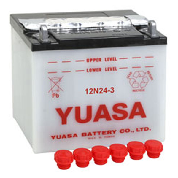 YUASA Conventional Battery 12N24-3 (880-7152)