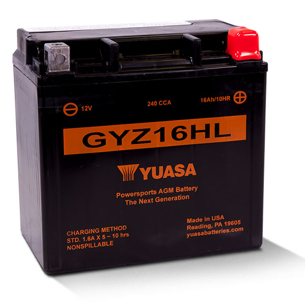 YUASA GYZ Series Battery GYZ16HL (FA) (880-7255)