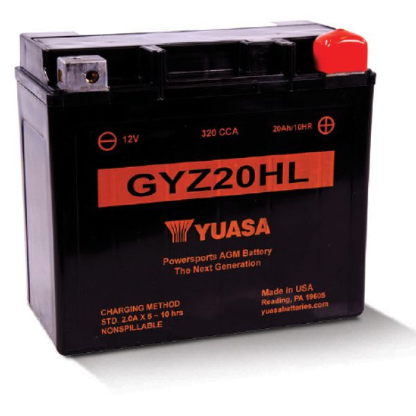 YUASA GYZ Series Battery GYZ20HL (FA) (880-7257)