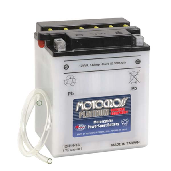 MOTOCROSS CONVENTIONAL BATTERY 12N14-3A (880-8117)