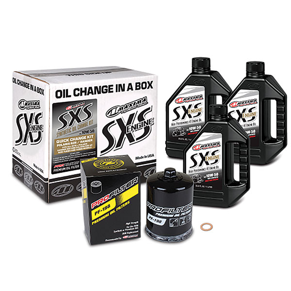 MAXIMA RACING OILS MAXIMA SXS QUICK OIL CHANGE KIT 10W-50 POLARIS (920-4690)