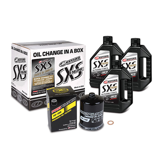 MAXIMA RACING OILS MAXIMA SXS QUICK OIL CHANGE KIT 5W-50 POLARIS (920-4691)