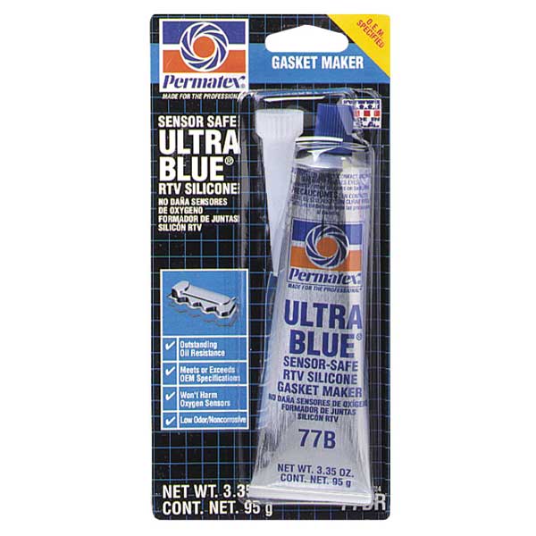 PERMATEX ULTRABLUE RTV GASKET MAKER 80ML METALLIC BLUE (930-3002)