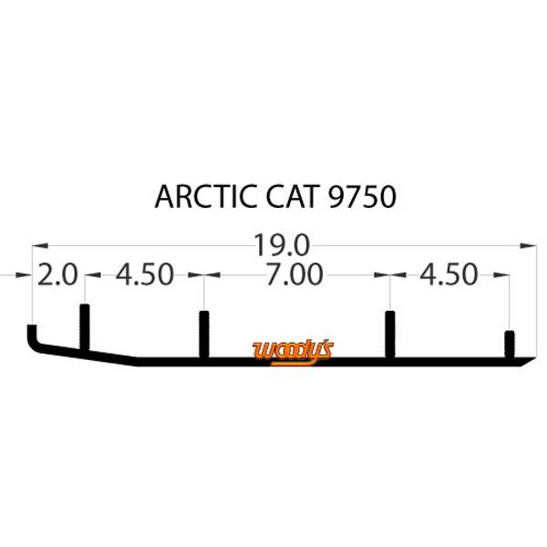 WOODY'S ACE CARBIDE RUNNER ARCTIC CAT (AA6-9975)