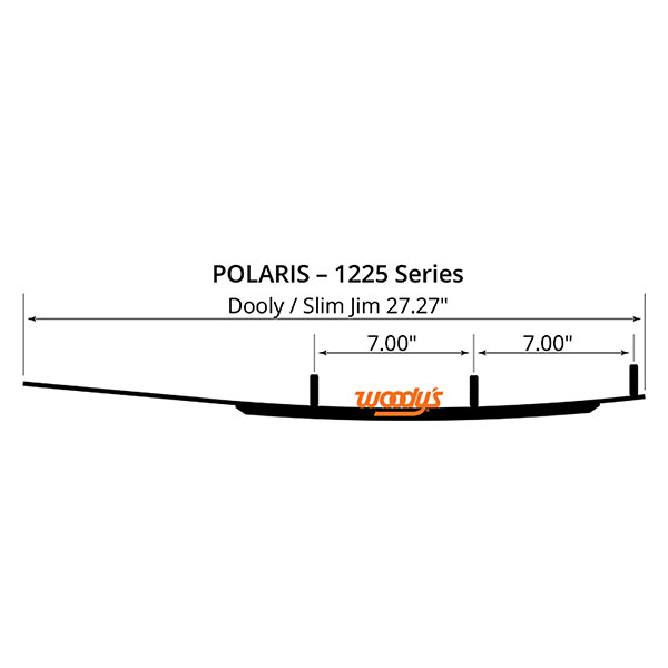WOODY'S DOOLY CARBIDE RUNNER 4" POLARIS (DP4-1225)
