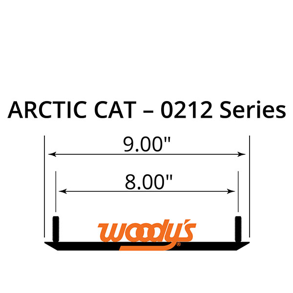 WOODY'S 4" SNO-X RUNNER ARCTIC CAT (SXA-0212)
