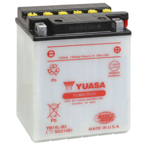 YUASA Yumicron High Performance Battery YB14L-B2 (880-7074)