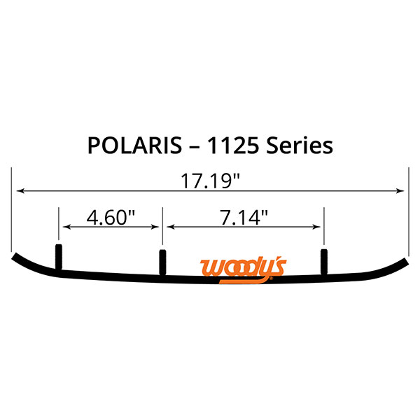 WOODY'S ACE CARBIDE RUNNER 6" POLARIS (AP6-1125)