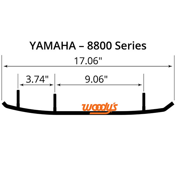 WOODY'S ACE CARBIDE RUNNER 6" YAMAHA (AY6-8800)