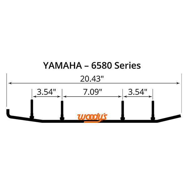 WOODY'S ACE CARBIDE RUNNER 8" YAMAHA (AY8-6580)