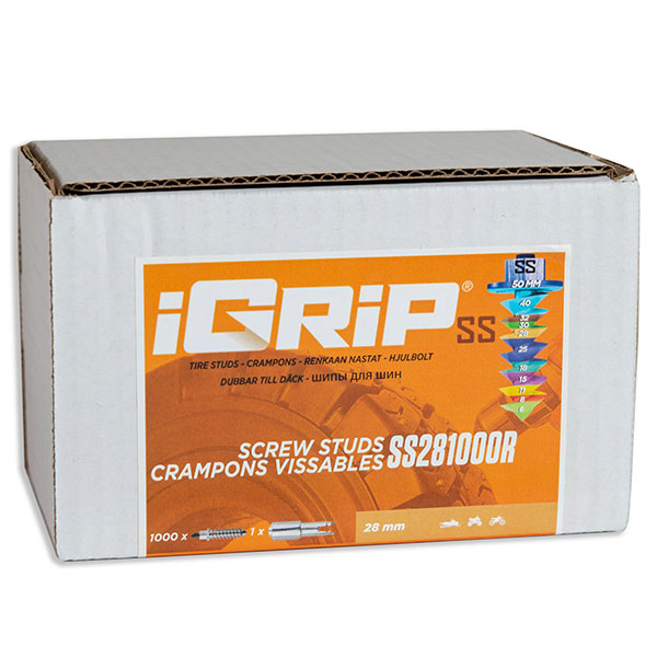 IGRIP SS-28R SHOULDERED RACING TIRE STUDS