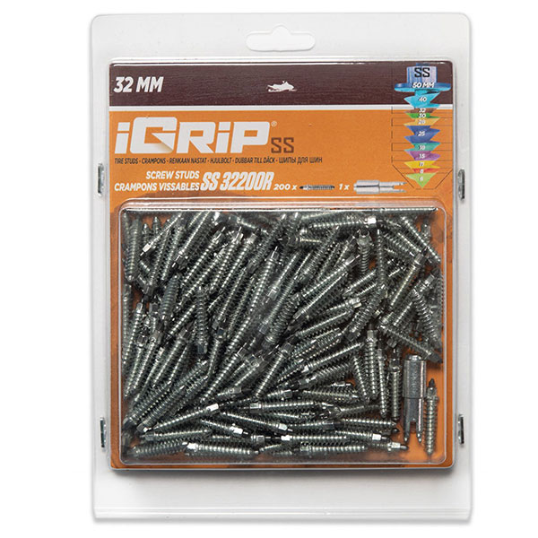 IGRIP SS-32R SHOULDERED RACING TIRE STUDS