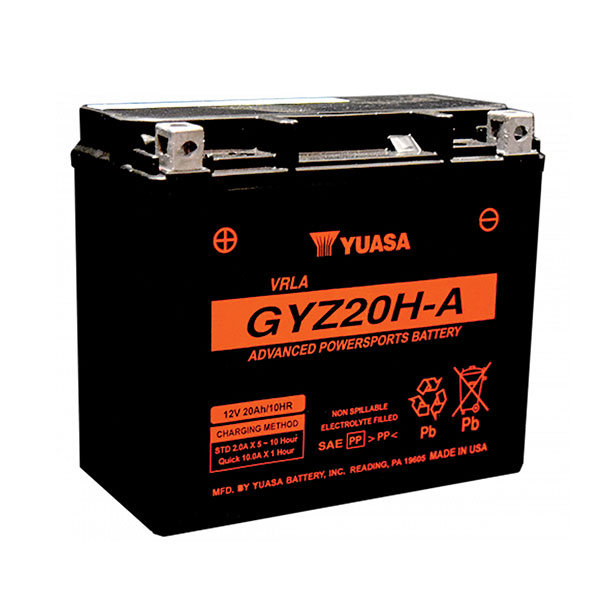 YUASA GYZ Series Battery GYZ20H-A (FA) (880-7261)